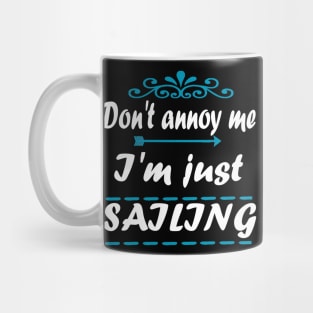 Sailing Sailboat Kaptiaen Girls Women Mug